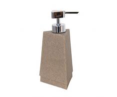 MSV Seifenspender Suez aus Polyresin in Sand, 30 x 20 x 15 cm