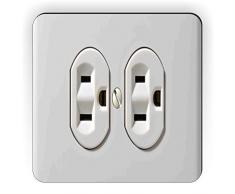 Rikki Knight Funny Steckdose Design Quadratisch Kühlschrank Magnet