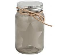 Quid Rustik Vorratsdose 0,5 l, Beige, 8 x 8 x 13 cm