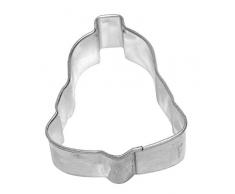 Birkmann 1010700610 Ausstechform Glocke, Kunststoff, Grau, 5 x 3 x 2 cm, 5 x 3 x 2 cm,