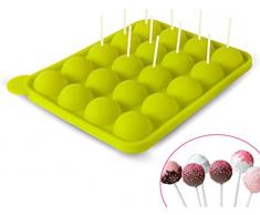 Elbee Silikonform für Cake Pops, 20 Stück