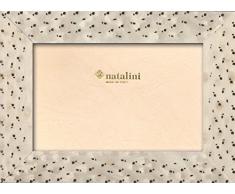 Natalini ATTICO 10X15 Bilderrahmen mit Unterstützung für Tisch, Tulipwood, Weiß, 10 X 15 X 1,5