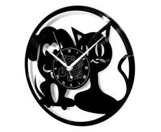 Instant Karma Clocks Wanduhr aus Vinyl LP 33 Umdrehungen Geschenkidee Vintage Handmade Haustiere Hund Katze
