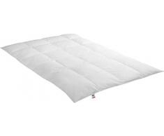 Irisette Daunendecke Edda warme Winterdecke, aus 100% Baumwolle 90% Daunen, 10% Federn mit Aufbewahrungstasche, 155 x 220 cm, weiÃ