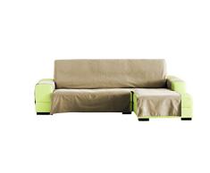Eysa Lona LISO Sofa Überwurf Chaise Longue 290 cm. rechts Frontalsicht - Fb. 01-beige