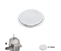 ORYX Filter Kaffeemaschine Induktion 3 Tassen, Aluminium, Silber, 9 x 9 x 3 cm
