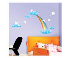 Ambiance-Live Wandtattoo Regenbogen & Engel