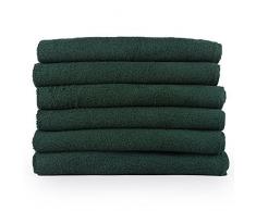 Westward Ho! 3110BDGN Badetuch aus Baumwolle, 6 Stück, 390 g/m², dunkelgrün
