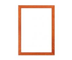 Memory Box Konfetti mit Holzrahmen und 20Â mm -, Guss, Bild/Foto/Poster-Rahmen -, cnfeti-20Â mm-px-rl-glsparent, 19Â mm breit und 15Â mm tief, Orange, 12 x 10 with Real Glass