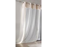 Linder 38 vgfr Lichtervorhang Ösen Polyester Weiß 260 x 150 cm