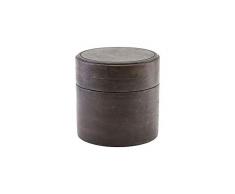 House Doctor Aufbewahrungsbox mit Deckel, Kango, Dunkelbraun, H 18 cm, Mehrfarbig, Einheitsgröße