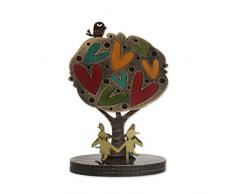 NOVICA Baum des Joy Holz und Aluminium Skulptur