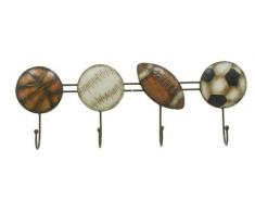 Renaissance 2000 Wandhaken, Metall, 52,9 x 5,7 x 19,1 cm