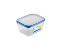Stefanplast Ciao Fresco Speisen Box für Kühlschrank, Capri Blue/Neutral, 1,8 Liter