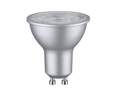 Paulmann 28753 LED Lampe Reflektor 7 Watt dimmbar Leuchtmittel Chrom matt effizientes Licht Warmweiß 2700 K GU10
