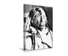 Calvendo Premium Textil-Leinwand 30 cm x 45 cm hoch, Wer SAGT, DASS Tiere Nicht sprechen. | Wandbild, Bild auf Keilrahmen, Fertigbild auf echter Leinwand, Leinwanddruck Menschen Menschen