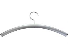 Jan Kurtz 935356 Kleiderbügel, Stahlrohr, Lunasilber, 2,2x41x10 cm