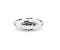 The Holly & Ivy durchbrochen Kuchenplatte mit Fuß, Mehrfarbig, 26 cm