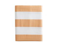 ESSIX Holidays Spannbetttuch Baumwolle Satin Bettwäsche Melone 270 x 300 cm