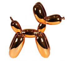 Ballon Hund Figur Statue Home Decor Rose Gold Metallic