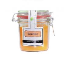 Parfüme Boutique Duftglas-L-Sunshine Duftkerze im Vintage Glas, orange, 13 x 13 x 12 cm