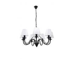 Sollux Lighting Kronleuchter, Stahl, Schwarz, 60 x 60 x 80