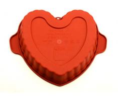 Pati-Versand Silikonform, Silikon, Rot, Länge: 220mm Breite: 218mm Höhe: 40mm