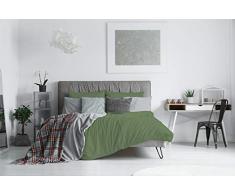Italian Bed Linen Elegant Bettbezug, Dunkel Grün, Doppelte, 100% Mikrofaser