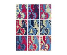 Fastupda Fleece-Überwurf, superweich, gemütlich, leicht, bequem, warm für Sofa, Bett, Couch und Weihnachtsbaum 60 X 80 Farbe, 1