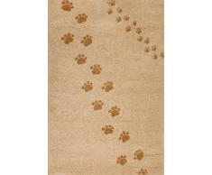 Art for Kids Qualität Label Öko-Tex Standard 100 Spuren Kinder Teppich, 100 Prozent Polypropylen, Beige, 100 x 150 cm