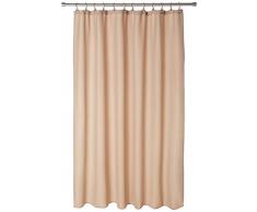 Carnation Home Fashions Waffelstrucktur Vorhang für die Dusche, Polyester, leinen, 70-Inch by 72-Inch