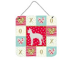 Carolines Treasures German Rex #3 Cat Love Türaufhänger, Wanddekoration, mehrfarbig