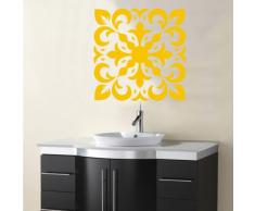 INDIGOS 4052166068802 Wandtattoo w425 Pflanze Blume Wandaufkleber 120 x 120 cm, gold