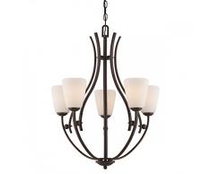 Quoizel QZ/CHANTILLY5 Kronleuchter, Bronze, 63,5 x 63,5 x 78,7Â cm