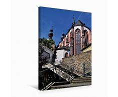 Leinwand Koblenz, Liebfrauenkirche. 50x75cm, Special-Edition Wandbild, Bild auf Keilrahmen, Fertigbild auf hochwertigem Textil, Leinwanddruck, kein Poster