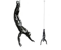 A.B Crew Wanddekoration / Skulptur Klettermann, Kunstharz Haltung 1