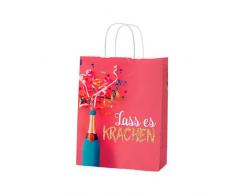 Für Dich 1010769610 Geschenktüte, Plastik, Mehrfarbig, 5 x 2 cm