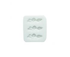 silikomart Silikonform für Tortendekoration 71.441.00.0096, Zucker slk341 Blumenarrangements Silikon Weiß