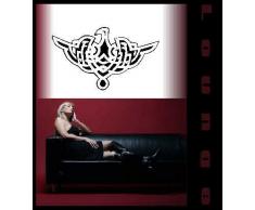 INDIGOS 4052166040563 Wandtattoo w172 Adler Emblem Tribal Wandaufkleber 96 x 56 cm, rosa