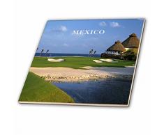 3dRose CT 80714 _ 2 mayakoba Golfplatz Mexiko Keramik Fliesen, 6