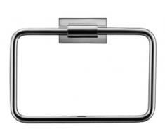 Duravit 0099611000 Handtuchring Karree, Chrom