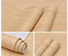 GLOW4U Selbstklebendes Ahornholz-Papier für Küchenschränke, Regale, Schubladen, Schränke, Tisch, Kunst und Handwerk, Aufkleber 61 x 117 cm