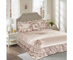 Tache Home Fashion Schmusetuch im viktorianischen Stil, Blumenmuster Shabby Chic Queen Sweet Dreams