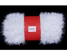 YYCRAFT Weihnachtsgirlande mit Dicker Folie, ca. 45 m 2 Inch Width weiß