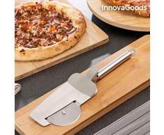 Innovagoods IG813215 Pizzaschneider, 4-in-1, Nice Slice, silberfarben