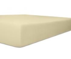 Kneer 2231026 Vario-Stretch Topper-Spannbetttuch fÃ¼r Boxspringbetten 100/200 cm, HÃ¶he 4-12 cm, Ecru
