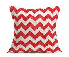 Smilyard Überwurf-Kissenbezüge für Couch Bett Sofa Bunt Geometrische Spalier Kissenbezug Baumwolle Leinen Kissenbezug Cyan Lila Dekorative Kissenbezug Home Decor 45,7 x 45,7 cm 18 X 18 Trellis 4