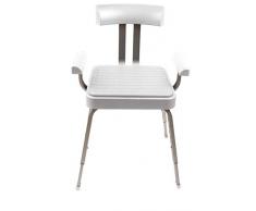 Croydex Duschstuhl, TPR, Weiß, Einheitsgröße