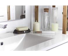 Deblanch Seifenschale, Harz, Braun/vergoldet, 15.5 x 11.5 x 3.5 cm