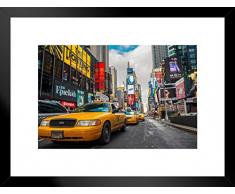 Poster Gießerei New York City Times Square at Rush Hour Foto Kunstdruck von proframes 20x26 inches Matted Framed Poster
